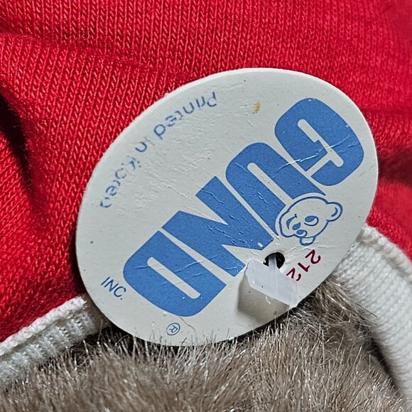 Gund Teddy Bear 10 Inch Plush Jointed Arms Legs Red Shirt Stuffed Animal Toy - Picture 5 of 6